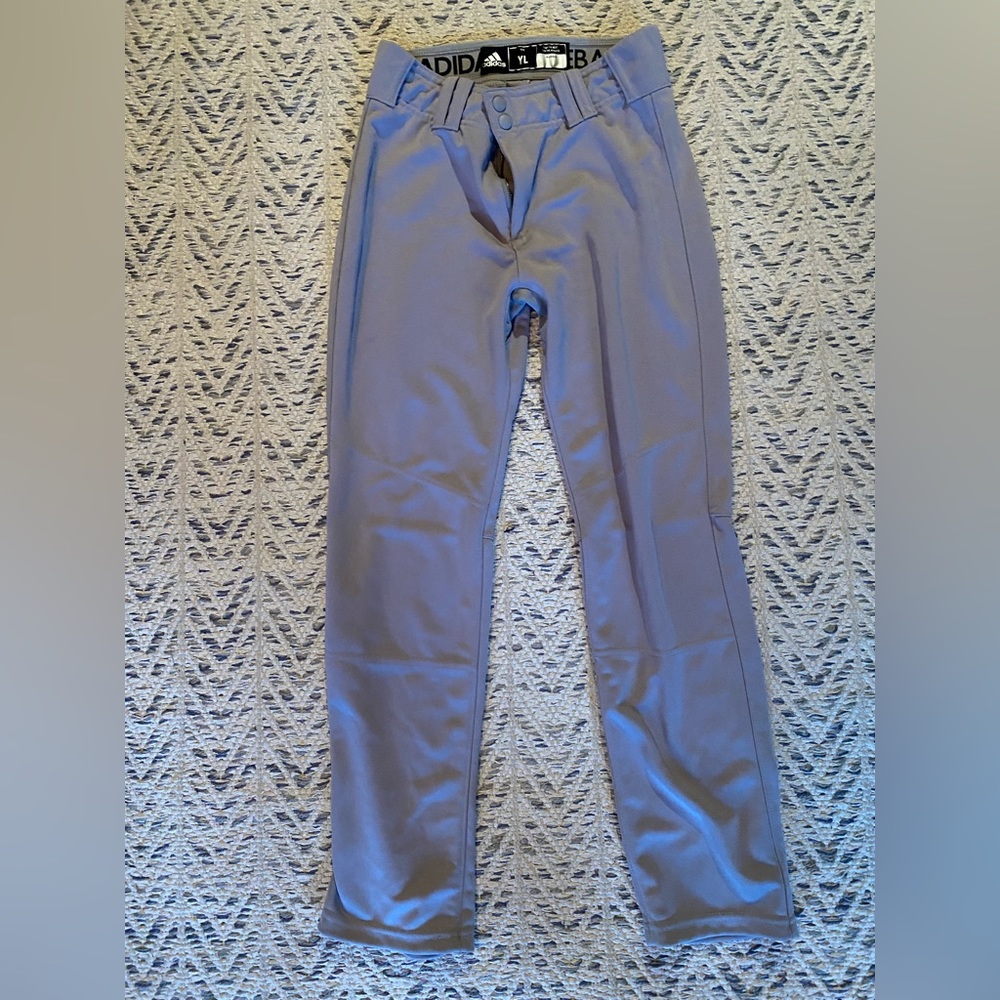 Adidas boot cut baseball pants. Youth large.